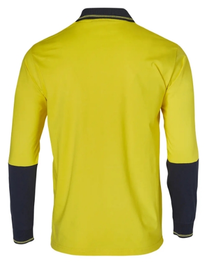 Picture of Winning Spirit, Hi-Vis Cotton L/S Safety Polo